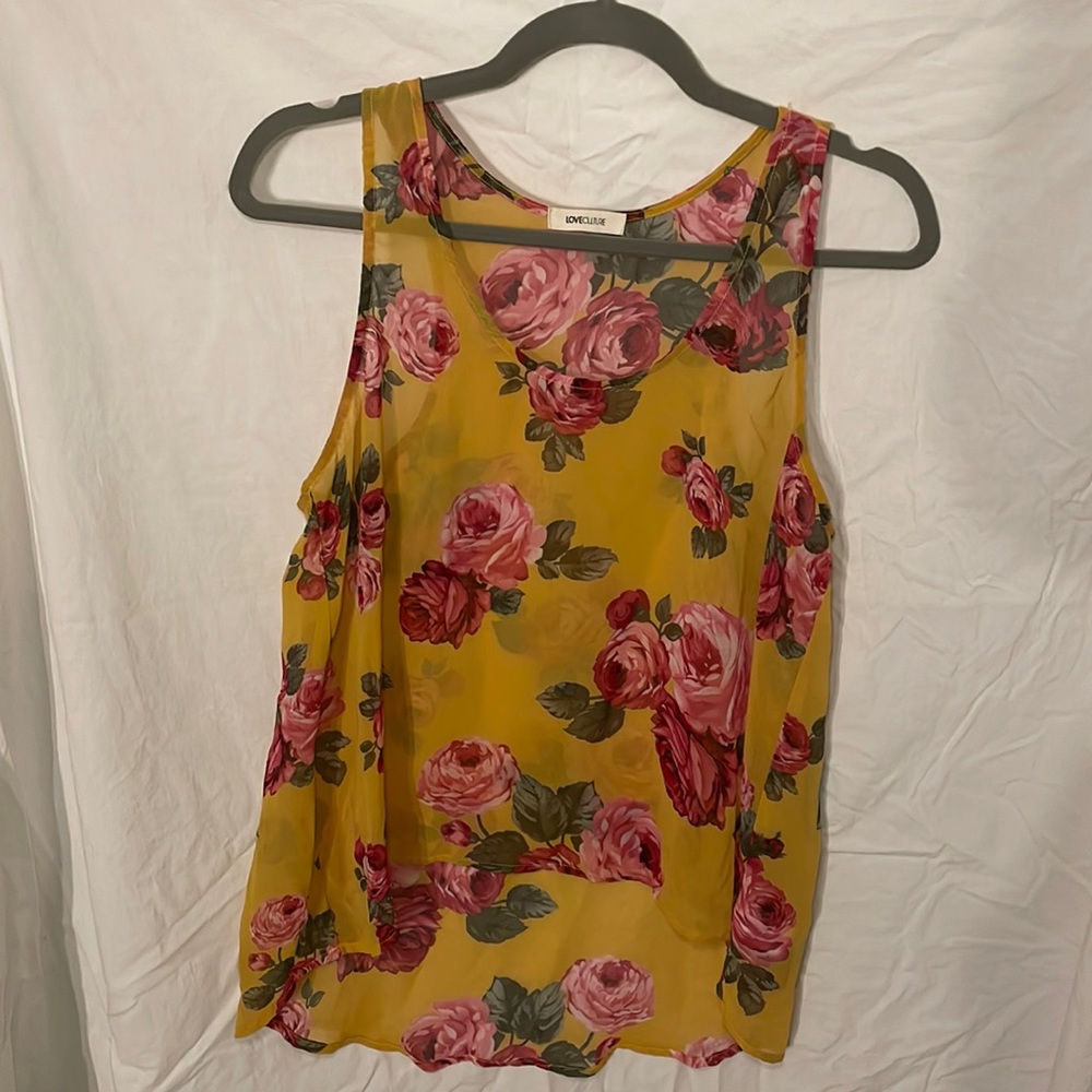 Yellow tank top